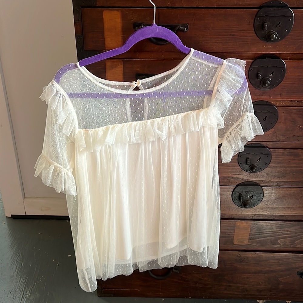 Woman’s white blouse